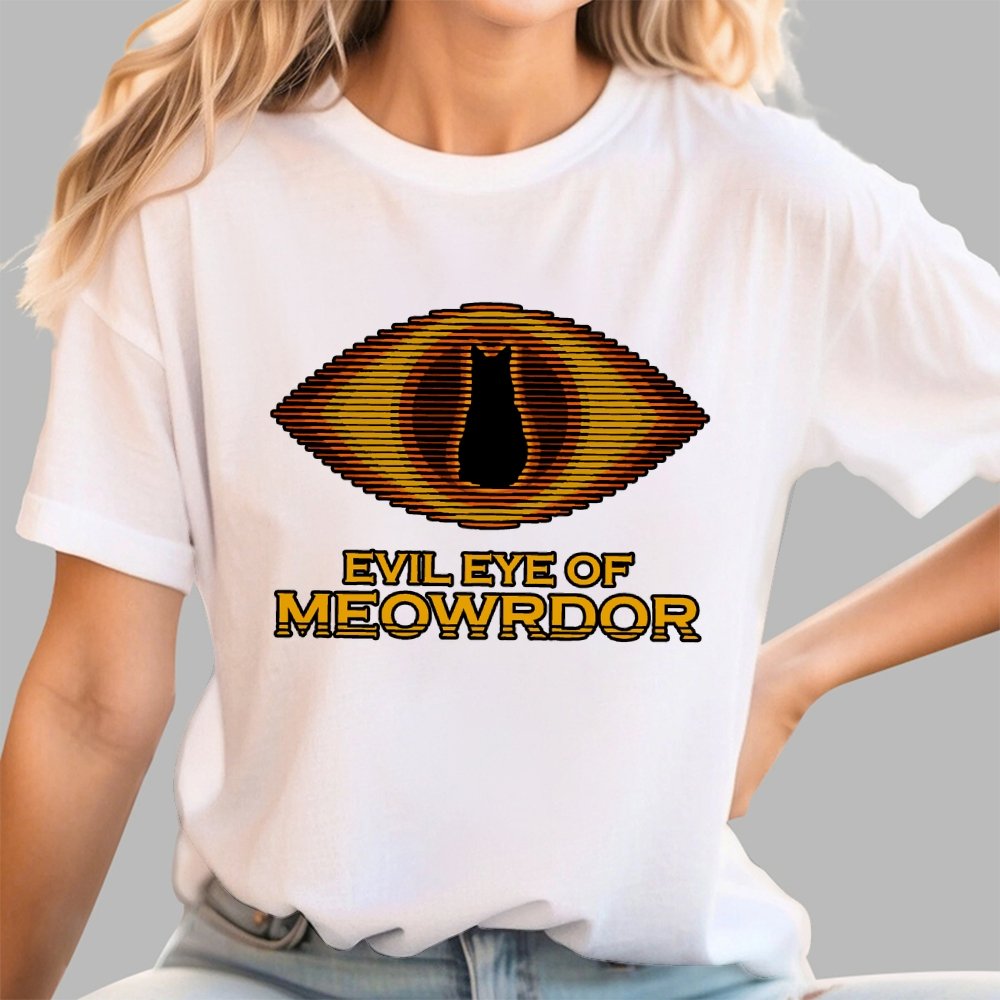 Mysterious Eye of Kittyland Cat Geek T-Shirt