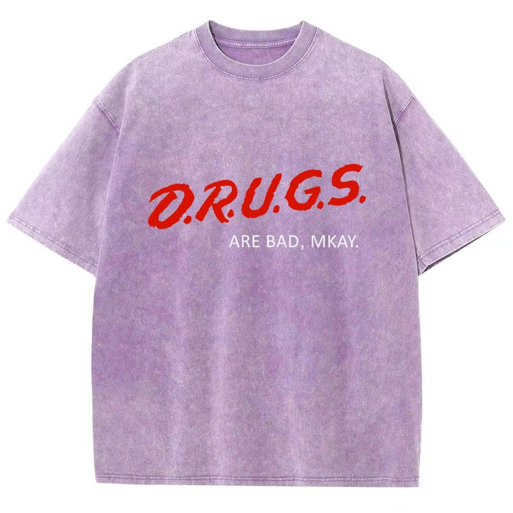 Drugs are Bad Vintage Distressed T-shirt