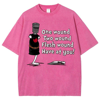 One Wound, Two Wound Essential Vintage Distressed T-shirt