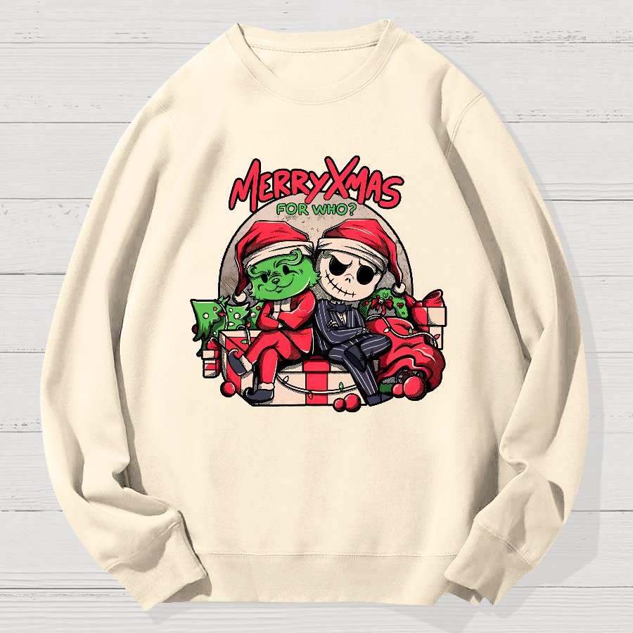 Limited Edition Christmas Retro Culture Geek Cotton Sweatshirt