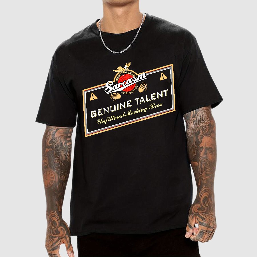 Sarcasm Genuine Talent Geek T-Shirt