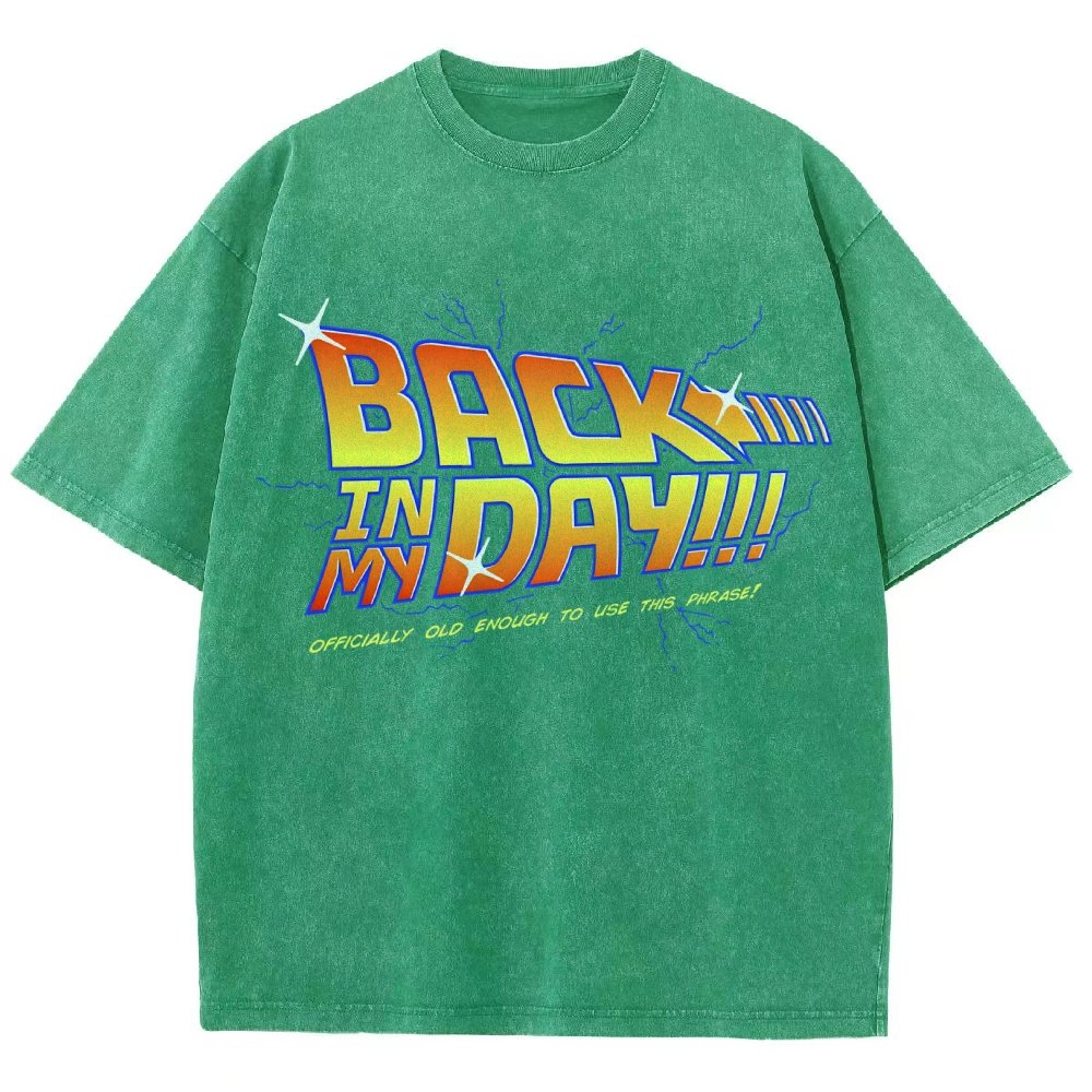 Back in my day! Vintage Distressed T-shirt