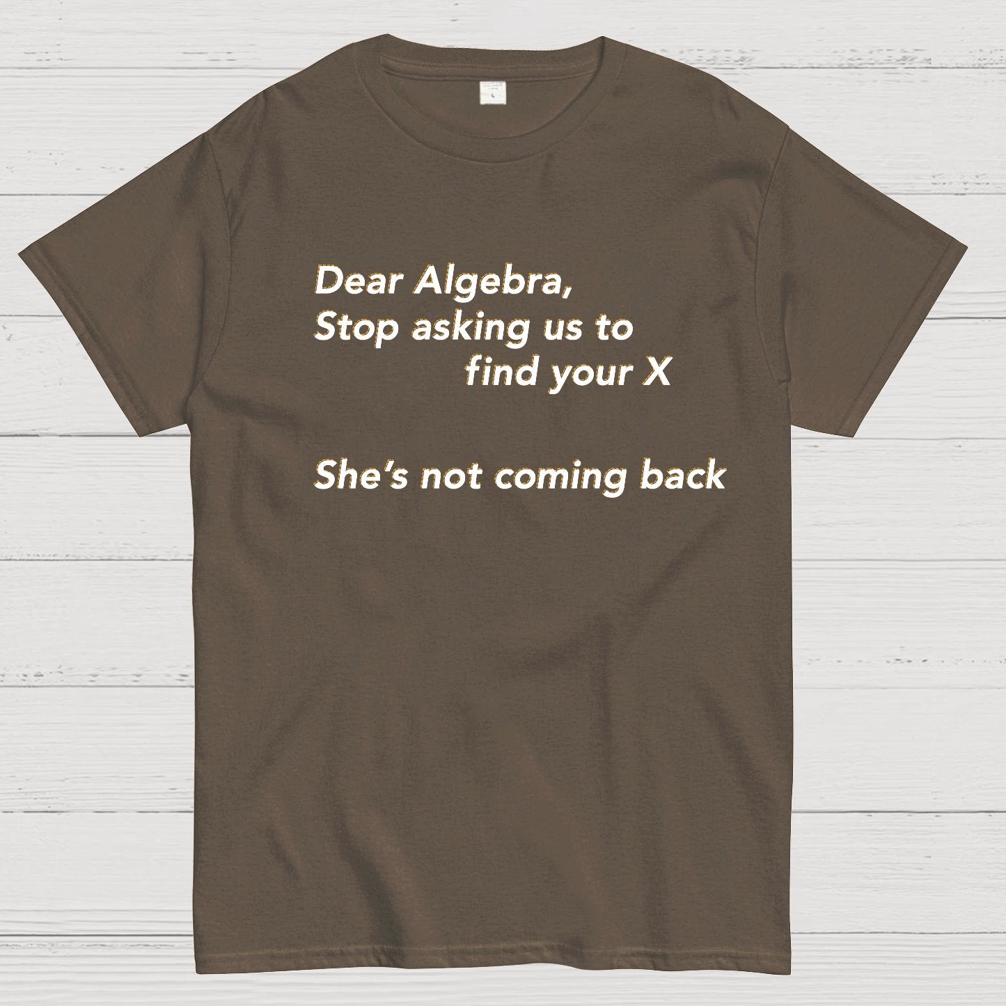 Dear Algebra, Stop Asking Us To Find Your X-1 Geeky T-Shirt