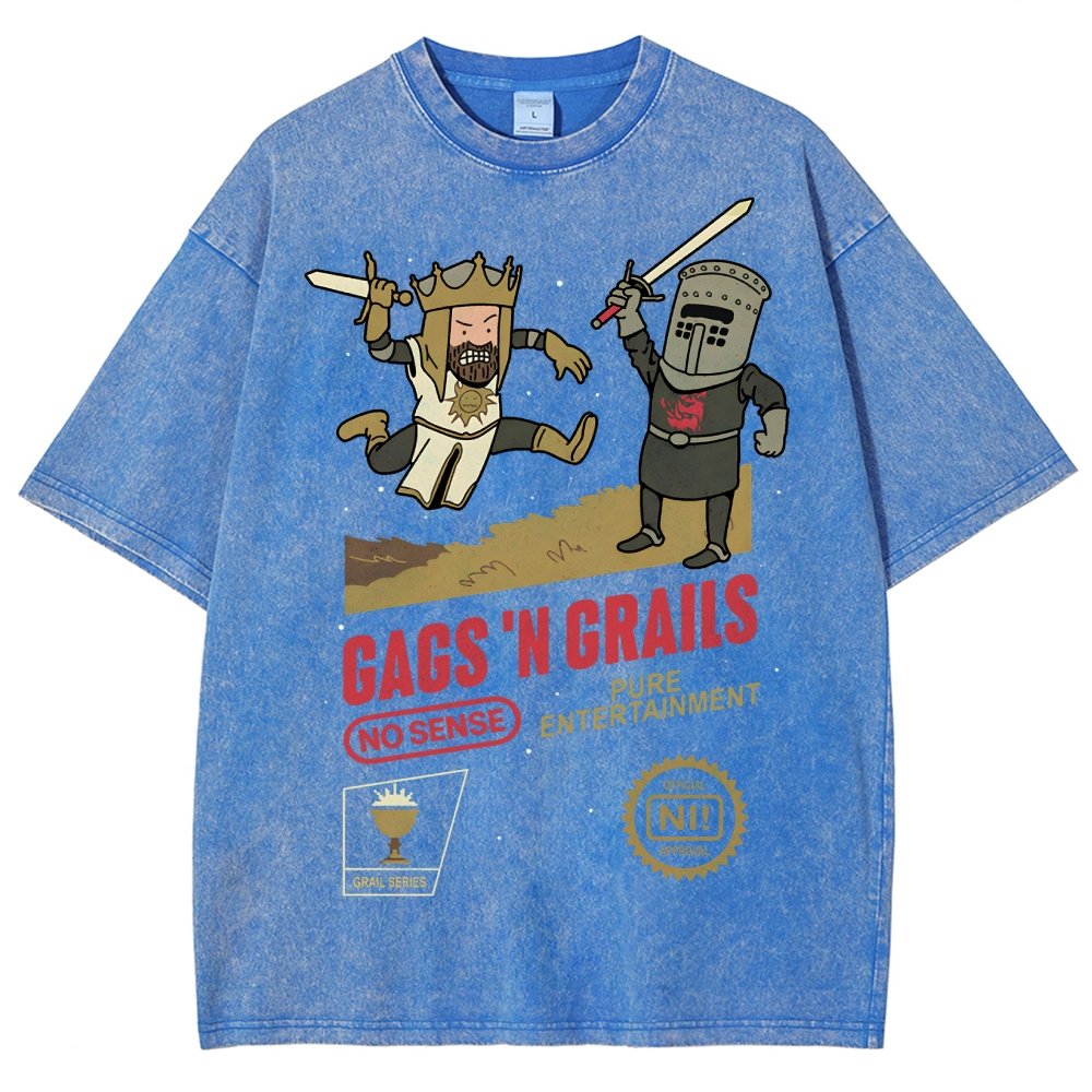 Gags 'n Grails Vintage Distressed T-shirt