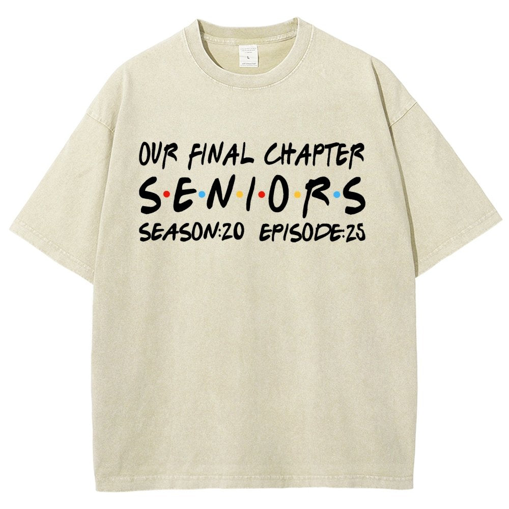Our Final Chapter Seniors 2025 Vintage Distressed T-shirt