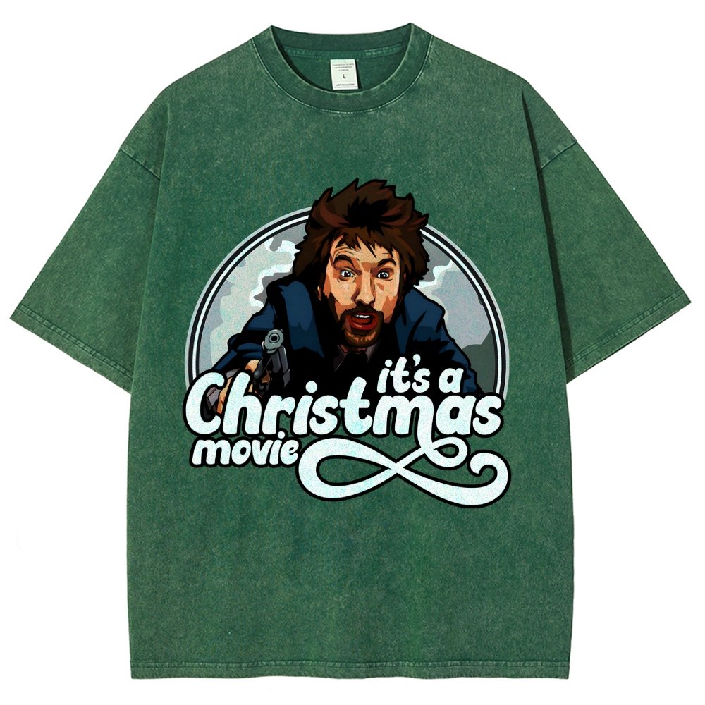 It‘s A Christmas Movie Vintage Distressed T-shirt