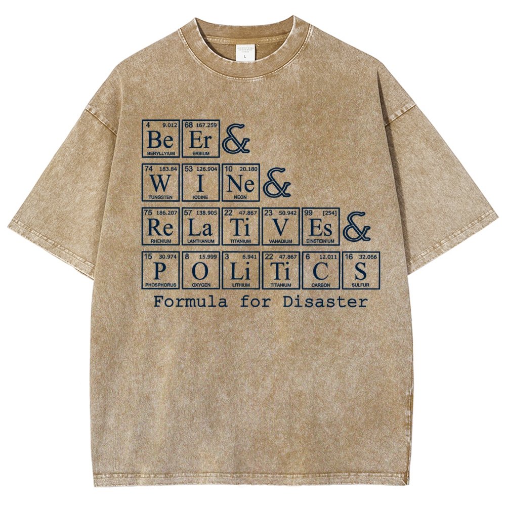 Formula For Disaster Vintage Distressed T-shirt