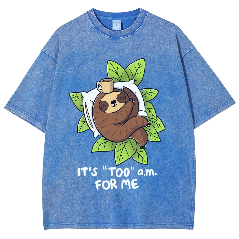 It's Too A.M. For Me Vintage Distressed T-shirt