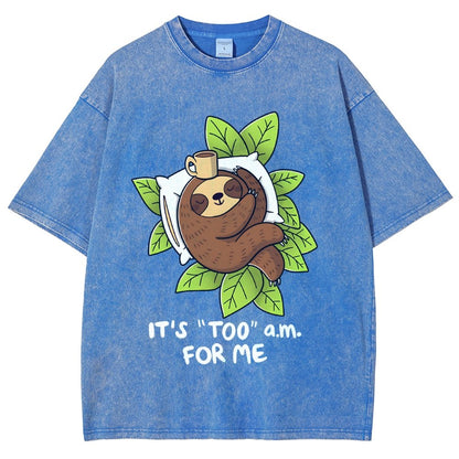 It's Too A.M. For Me Vintage Distressed T-shirt