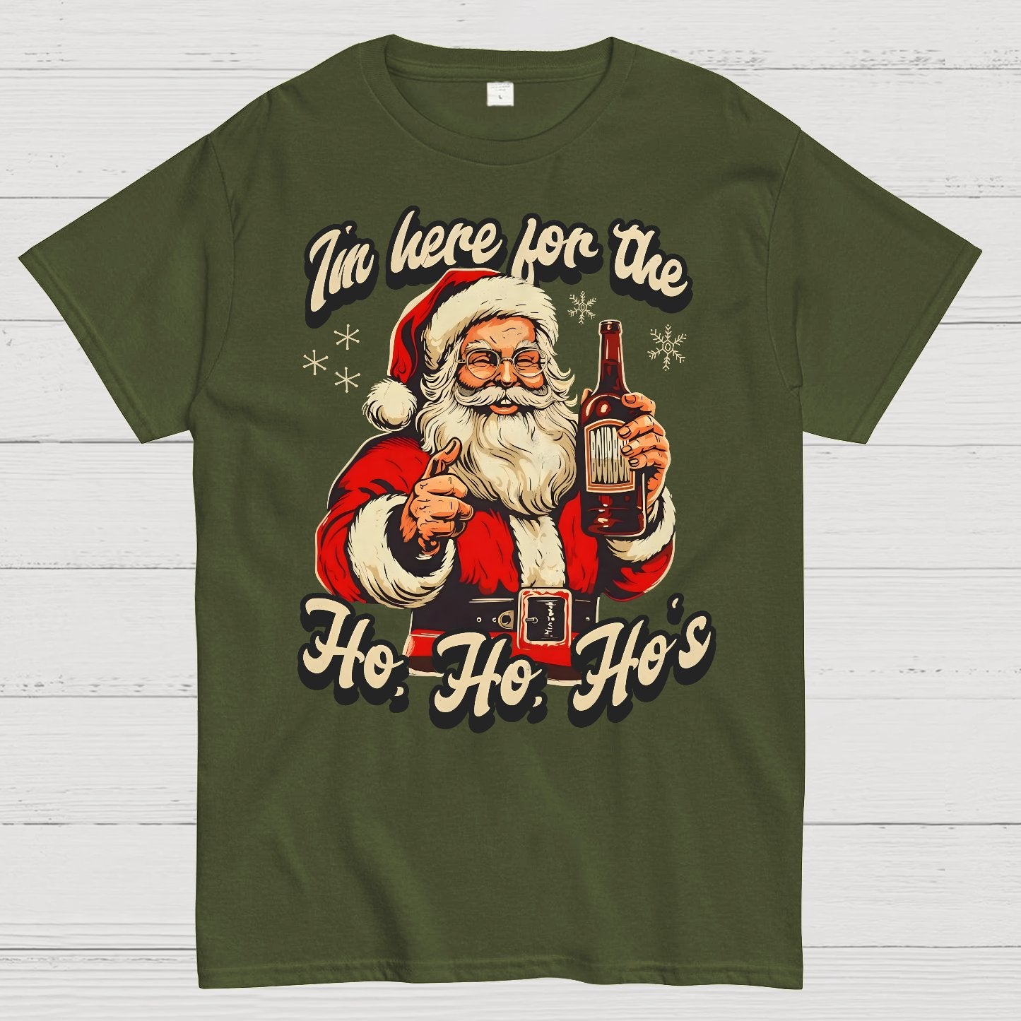 Funny Bourbon Christmas Geek T-Shirt