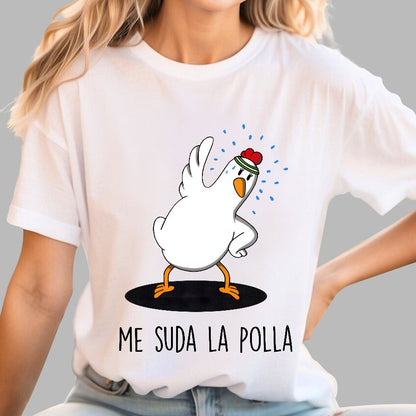 Me Suda La Polla I Don't Give A Damn Geek T-Shirt