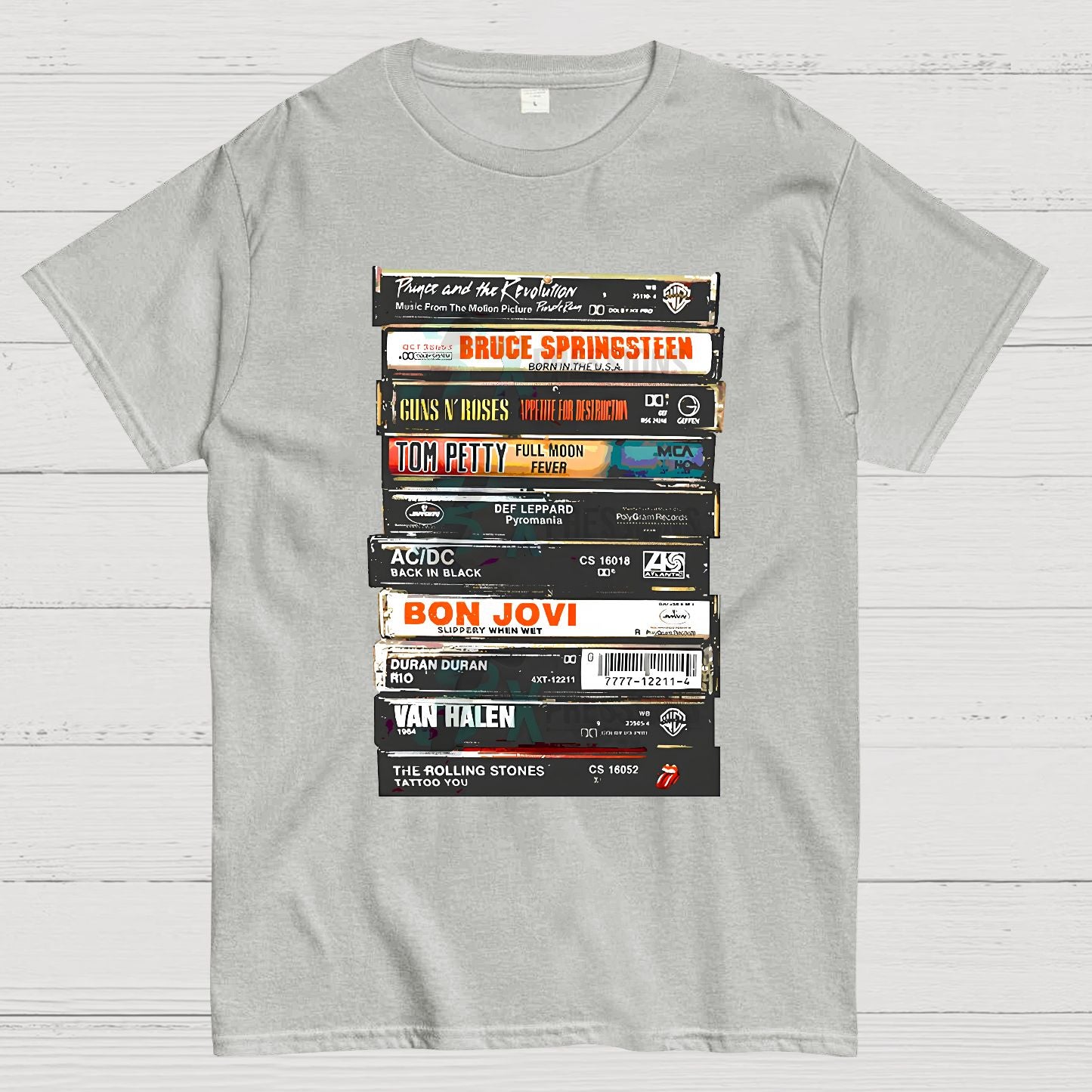 Vintage Rock Cassettes Geek T-Shirt