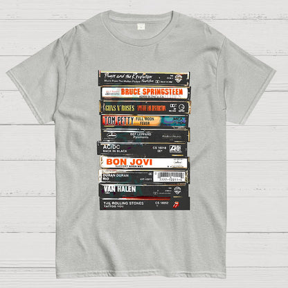 Vintage Rock Cassettes Geek T-Shirt