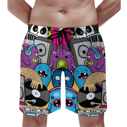 Trend Music Party Geek Shorts