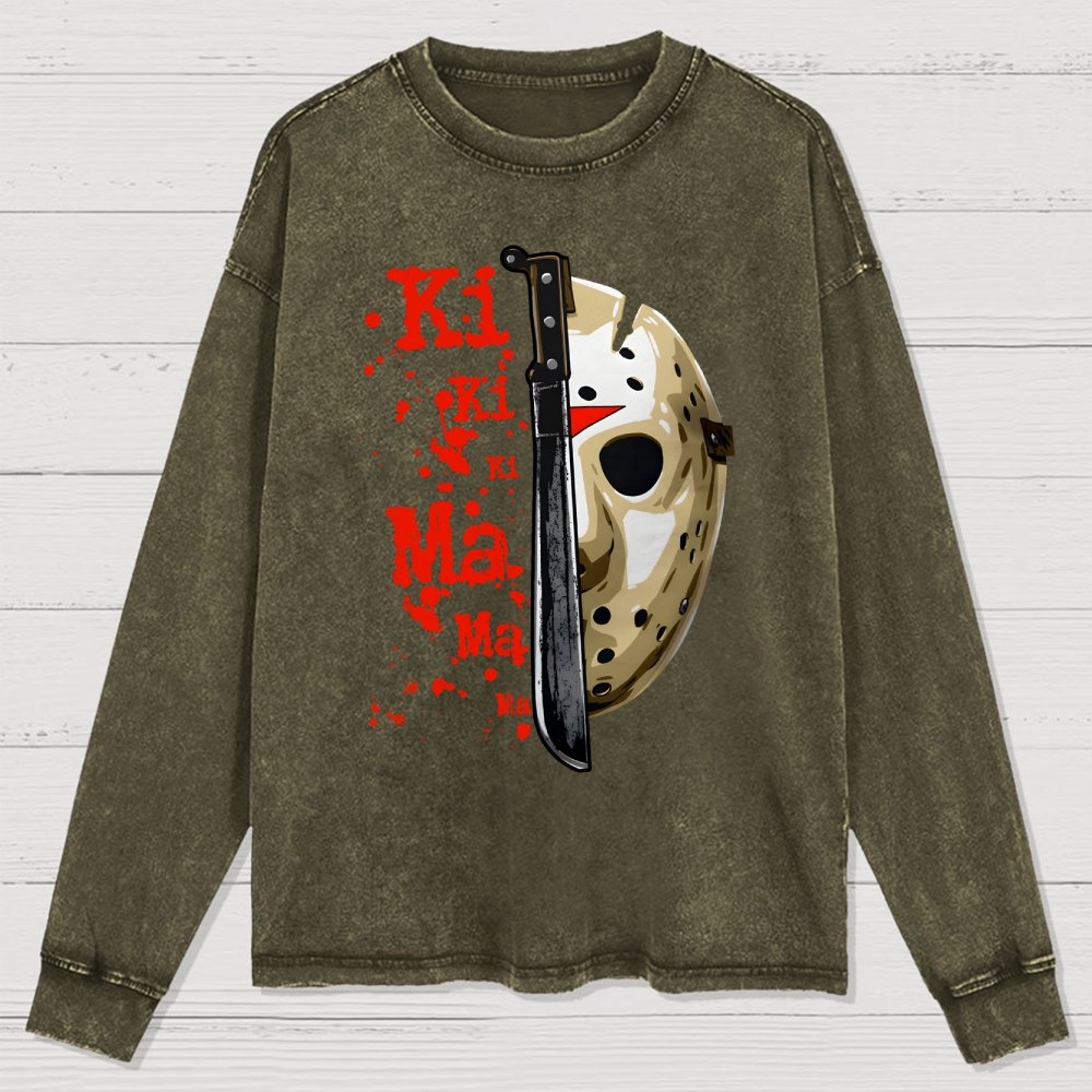 Kill Her Mommy Washed Long Sleeve Tee
