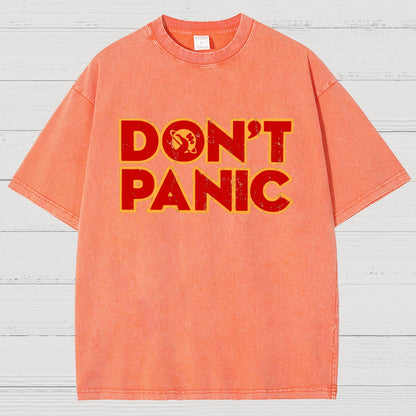 Dont Panic Vintage Distressed T-shirt