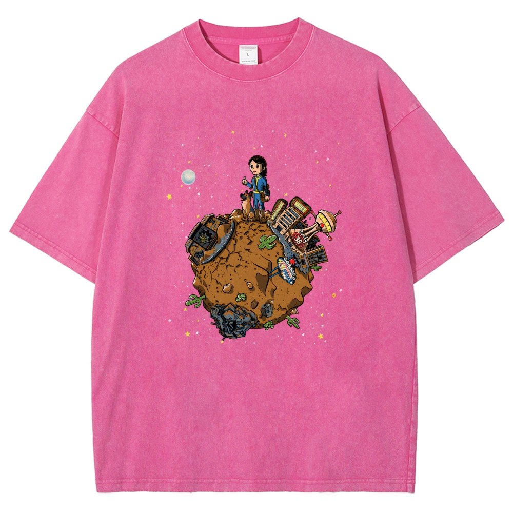 Le Okey Dokey Vintage Distressed T-shirt