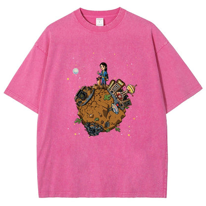 Le Okey Dokey Vintage Distressed T-shirt