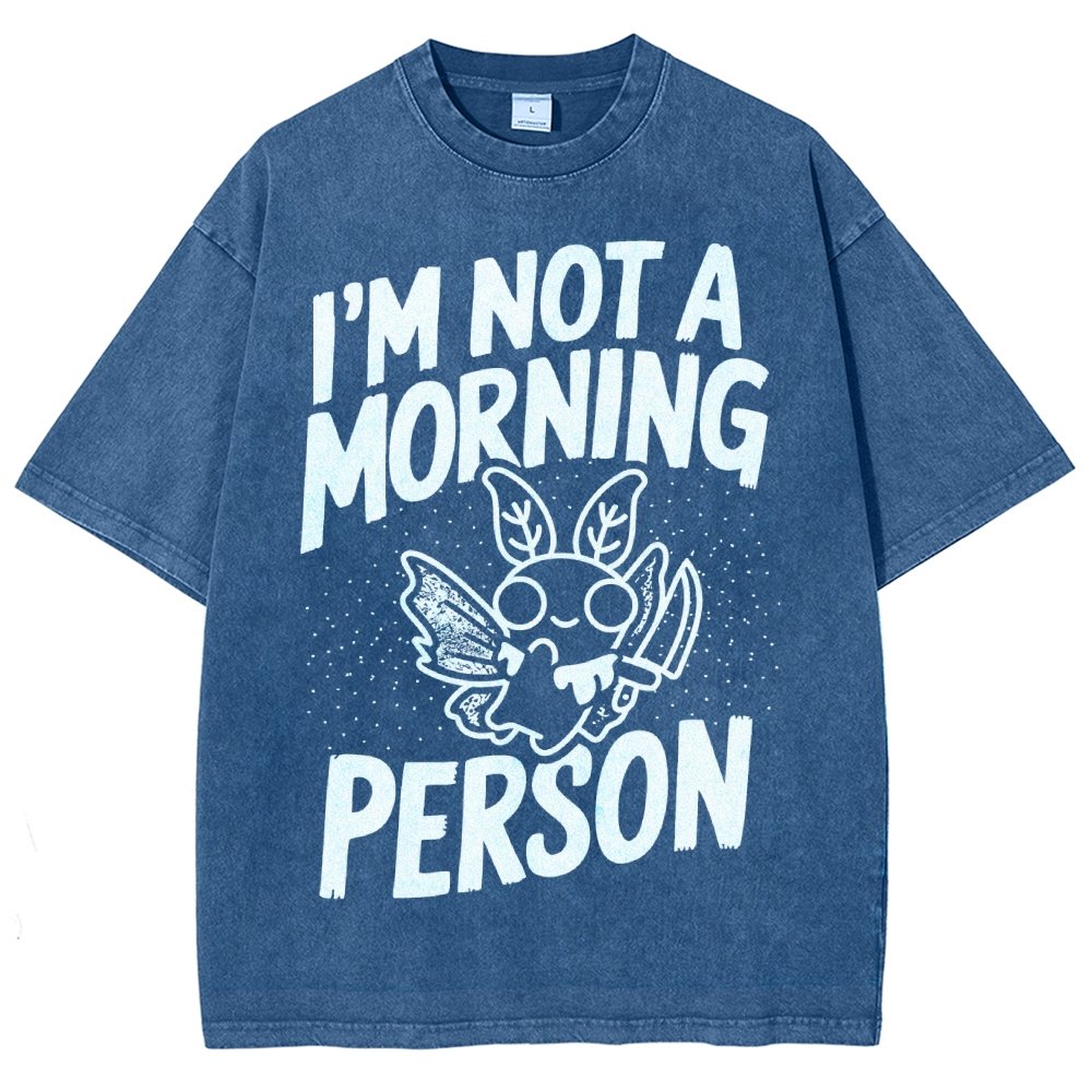 Not a Morning Bug Vintage Distressed T-shirt