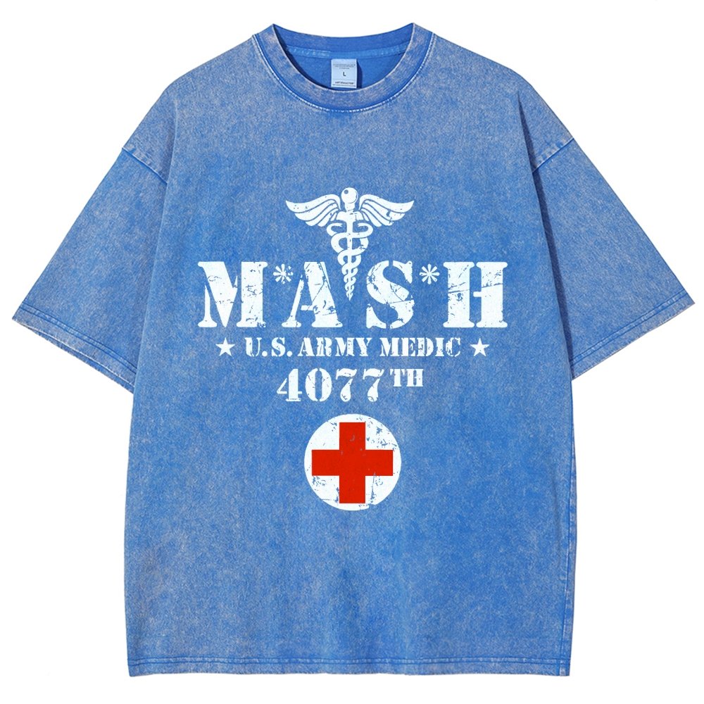 Old School University Vintage Distressed T-shirt