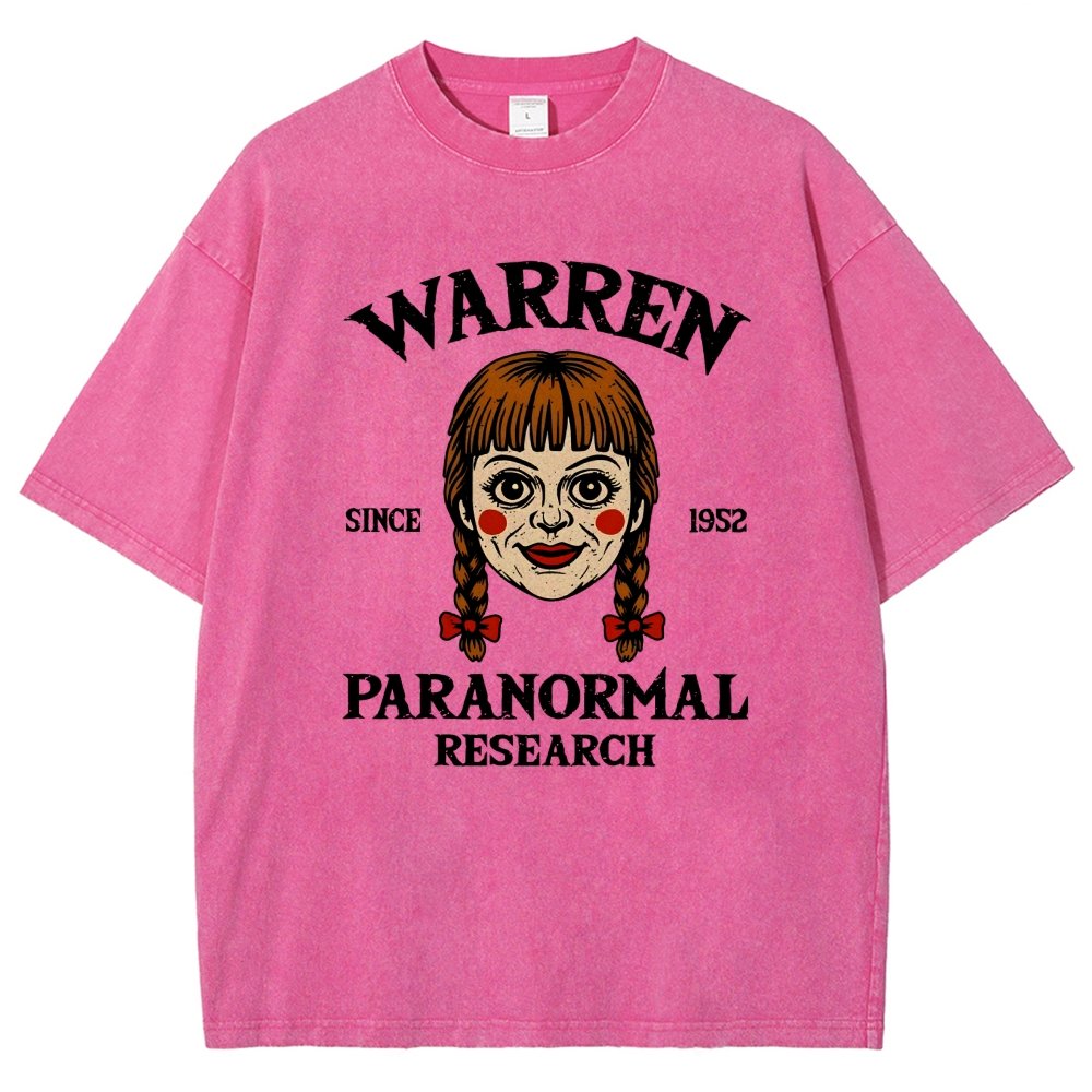 Warren Paranormal Research Vintage Distressed T-shirt