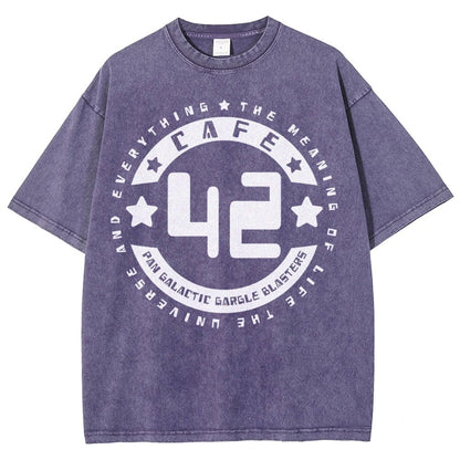 Cafe 42 Vintage Distressed T-shirt