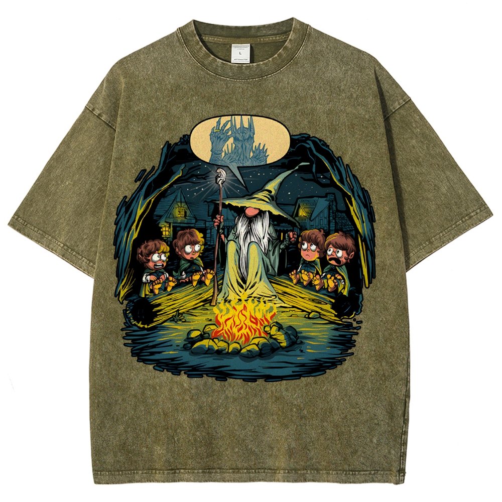 Beware of the Dark One Vintage Distressed T-shirt