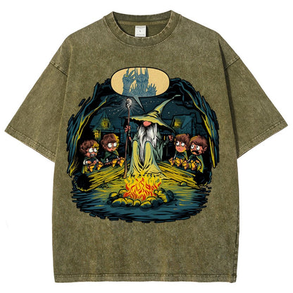 Beware of the Dark One Vintage Distressed T-shirt