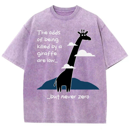 Killer Giraffe Vintage Distressed T-shirt