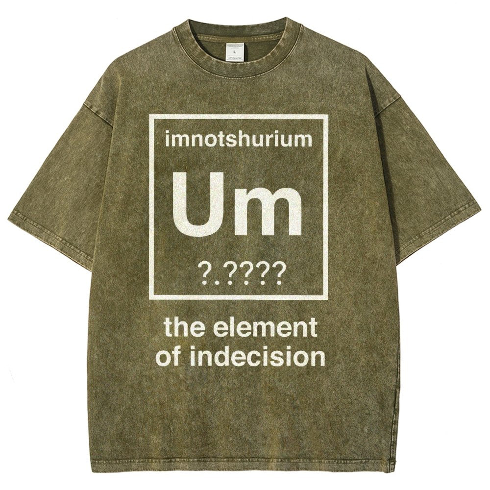Element Of Indecision Vintage Distressed T-shirt
