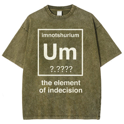 Element Of Indecision Vintage Distressed T-shirt