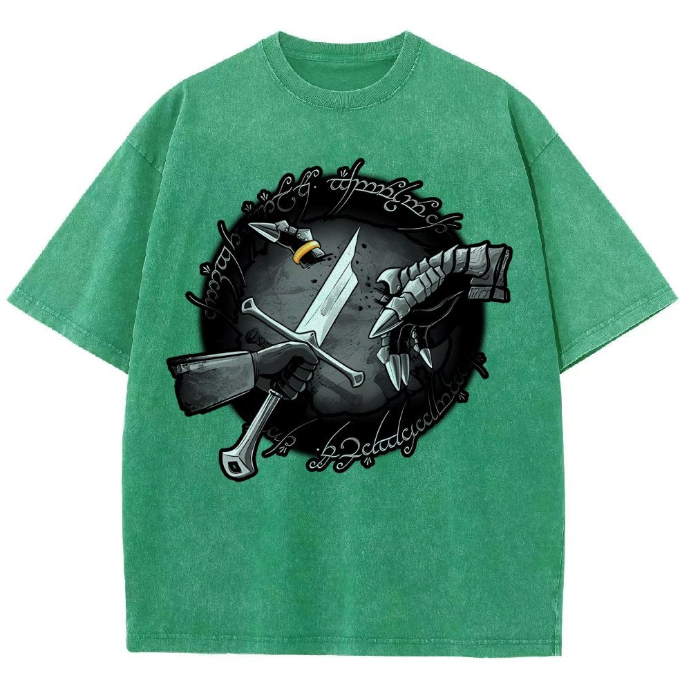 Cut Ring Vintage Distressed T-shirt