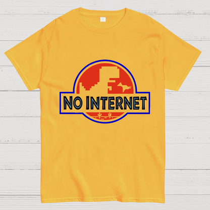 No Internet！ Geeky T-Shirt
