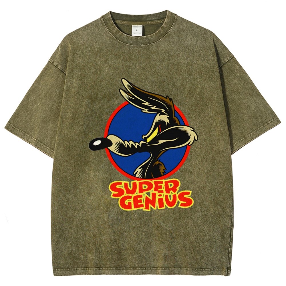 Dick Coyote Super Genius Vintage Distressed T-shirt