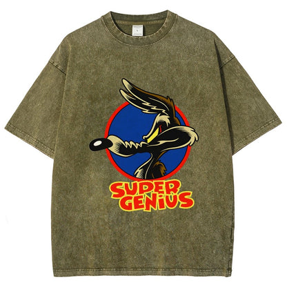 Dick Coyote Super Genius Vintage Distressed T-shirt