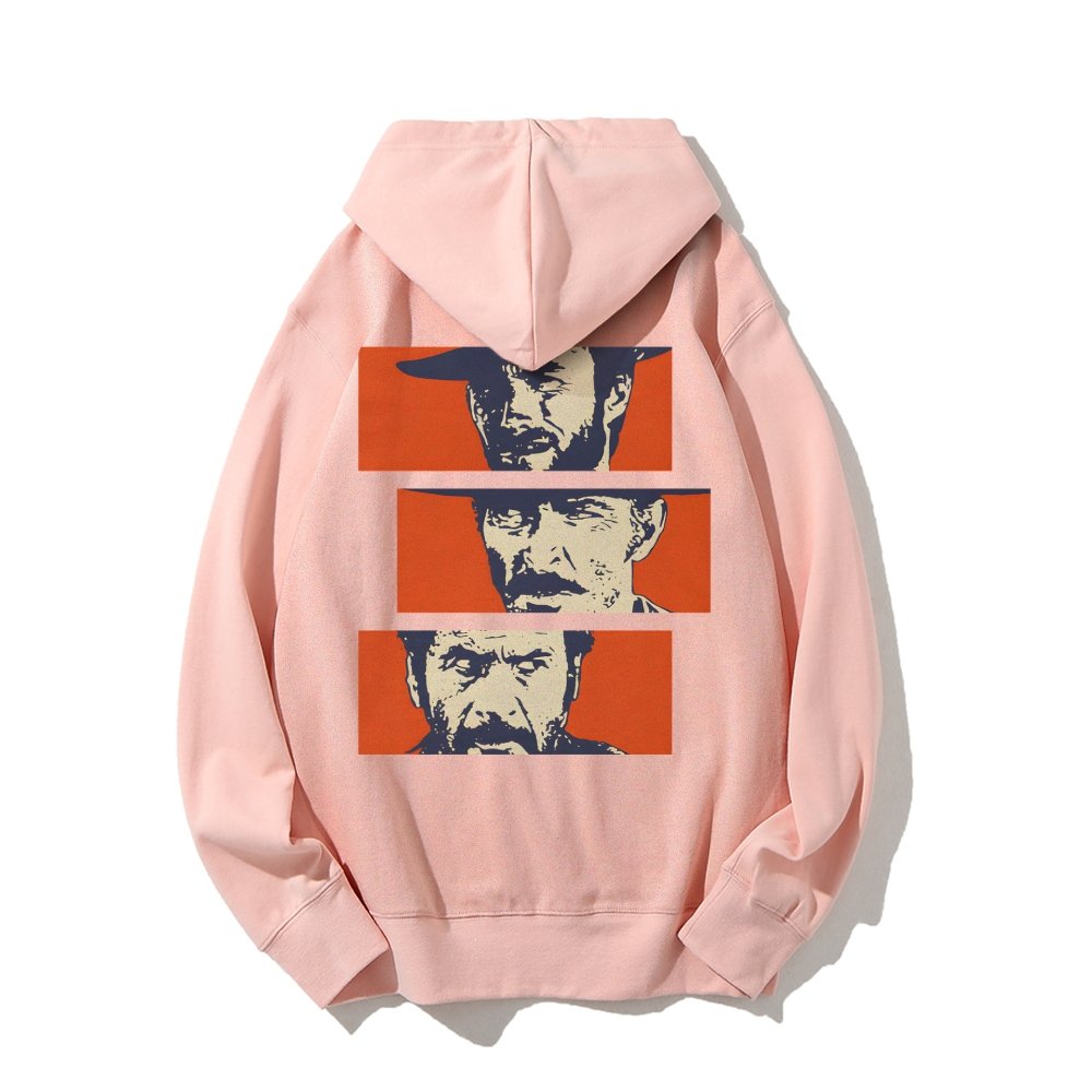Buono Brutto Cattivo Printed Back Unisex Cotton Hoodie
