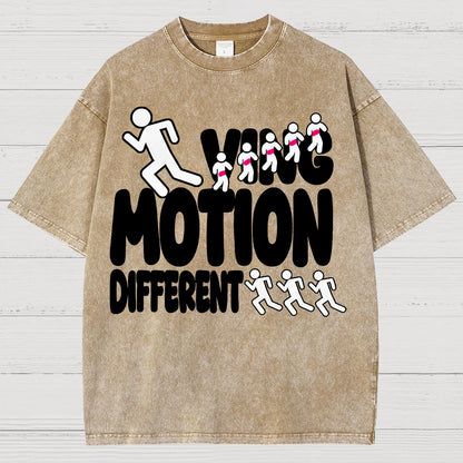 Ving Motion Different Funny Vintage Distressed T-shirt