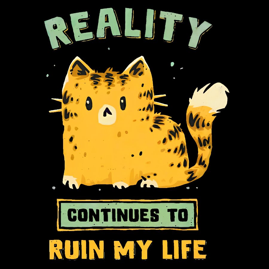 Reality Continues To Ruin My Life Geek Cotton Sweatshirt