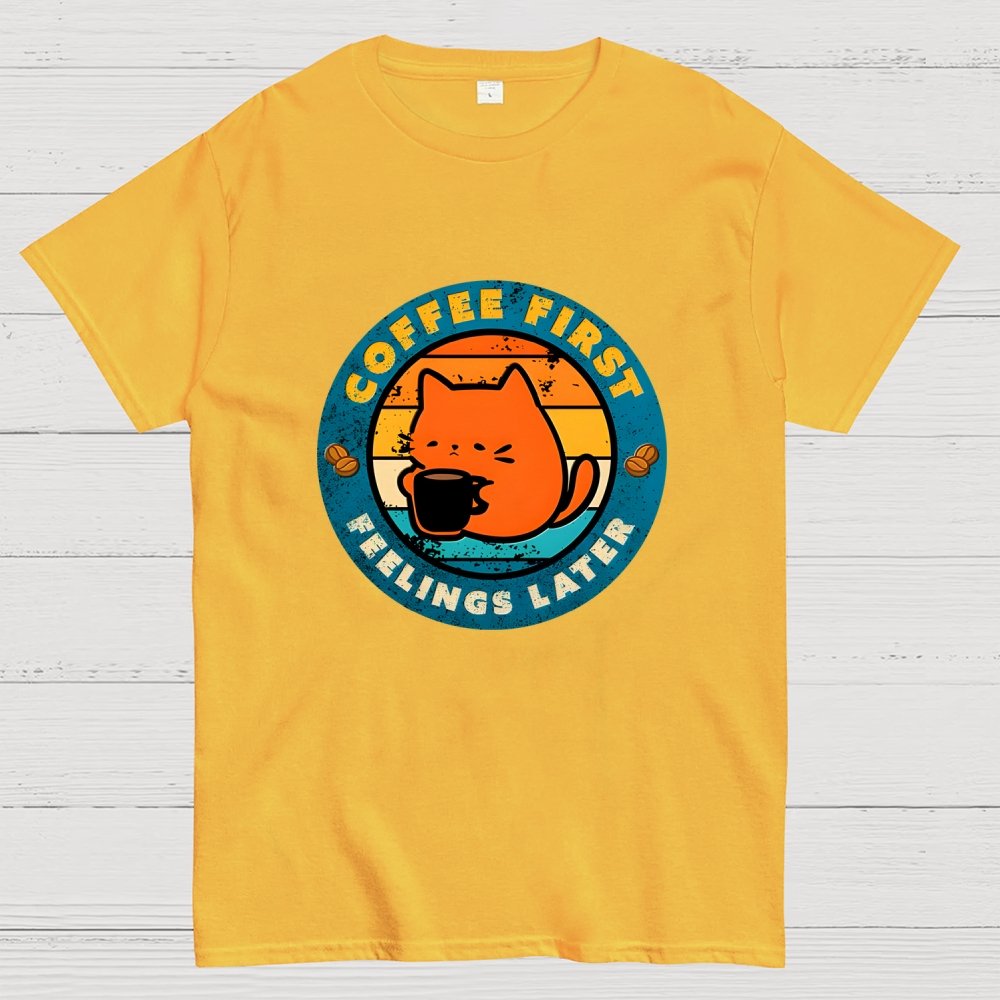 Coffee And Then Feelings Geek T-Shirt