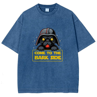 Come To The Bark Side Vintage Distressed T-shirt