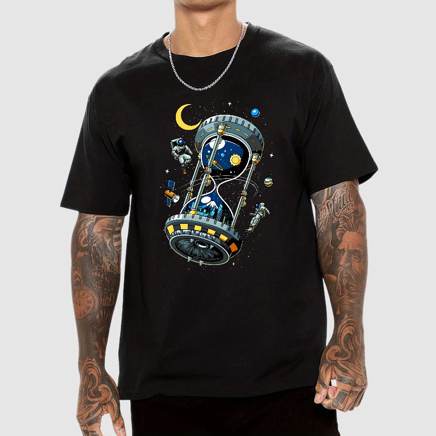 Space Hourglass Geek T-Shirt