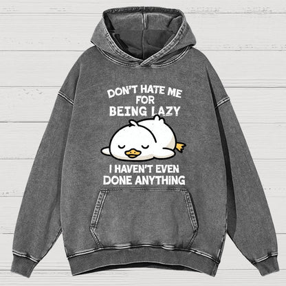Duck Done Nothing Vintage Distressed Hoodie