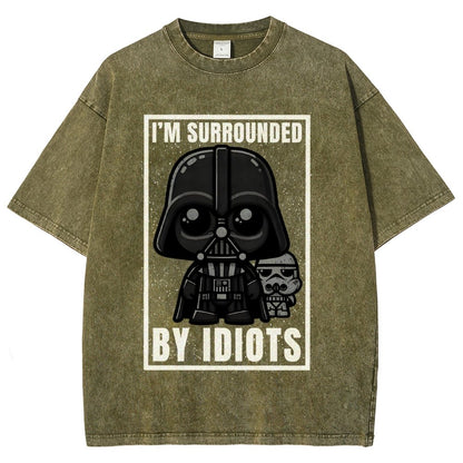 I'm surrounded by idiots Vintage Distressed T-shirt