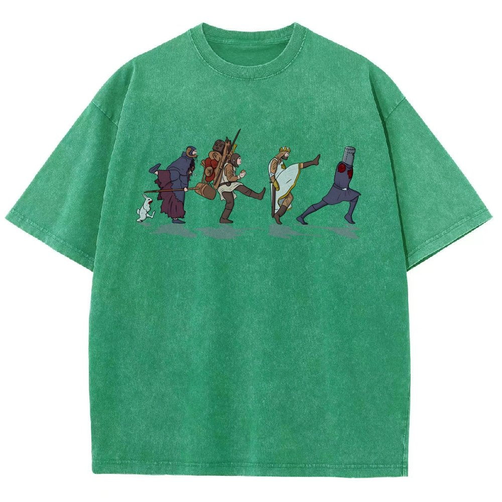 Walking Toward the Grail Vintage Distressed T-shirt