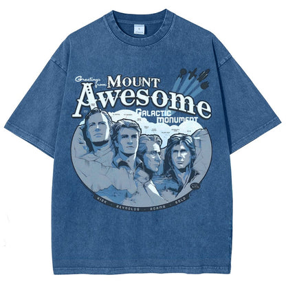 Mount Awesome Vintage Distressed T-shirt