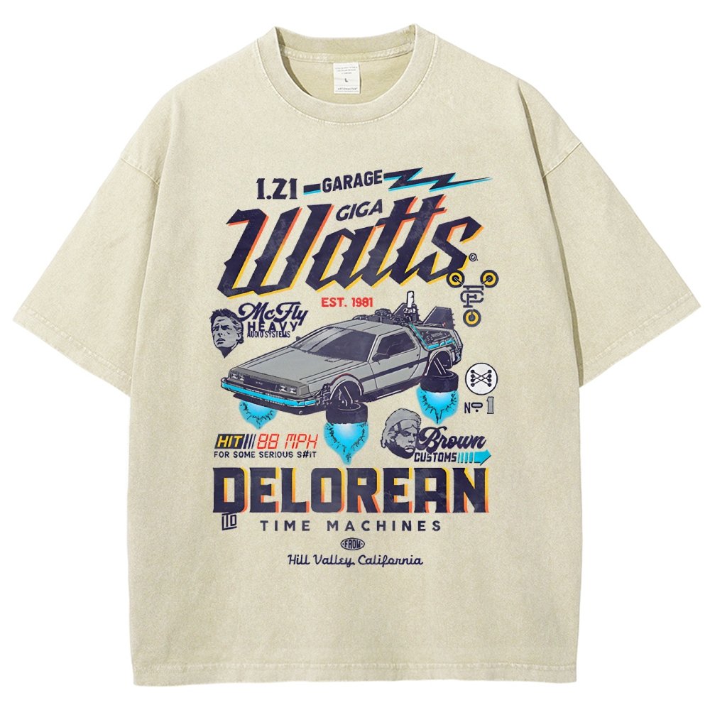 Gigawatts Garage Remix Vintage Distressed T-shirt
