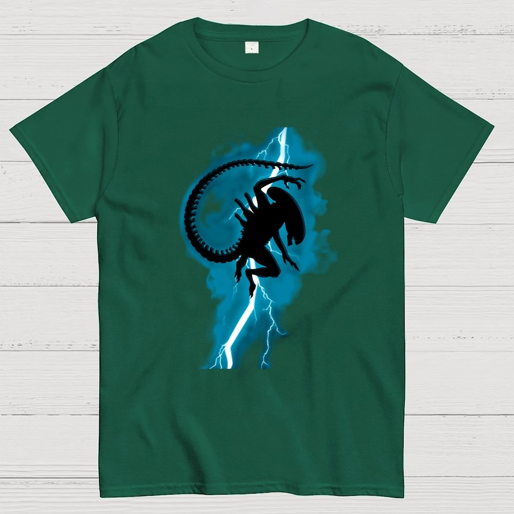 The Mysterious Creature Was Electrocuted. Geek T-Shirt