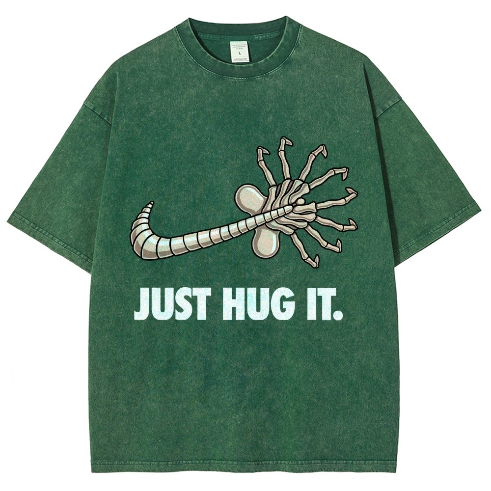 Just hug it Vintage Distressed T-shirt