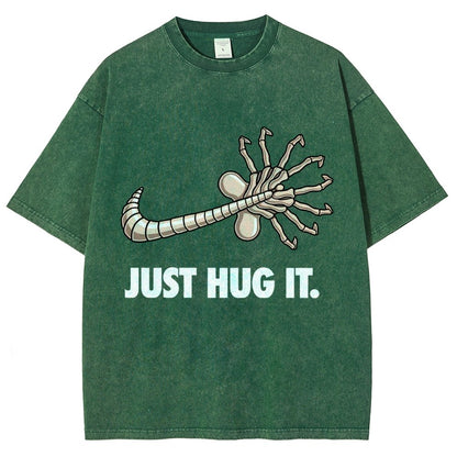 Just hug it Vintage Distressed T-shirt
