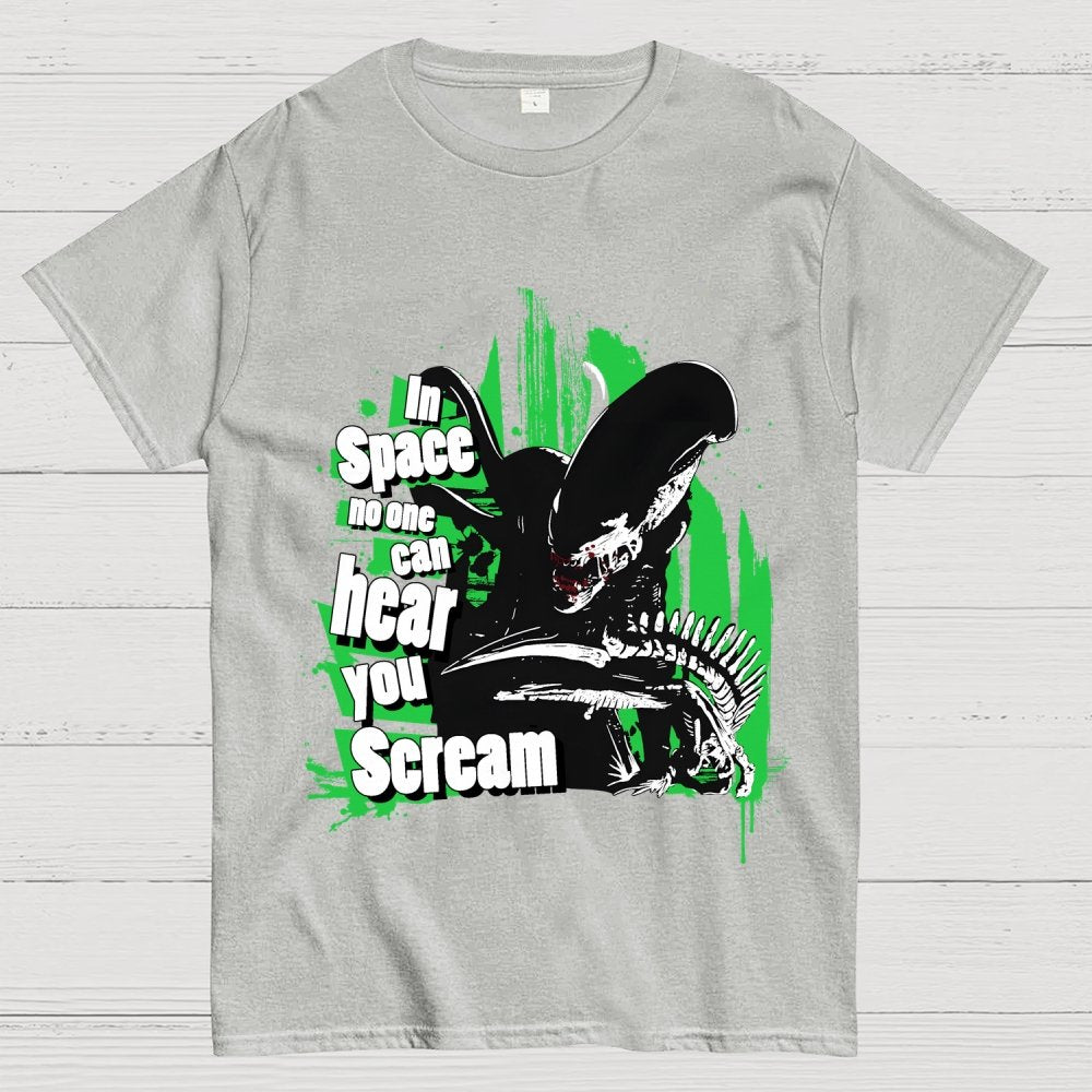 In Space No One Can Hear You Scream Geek T-Shirt